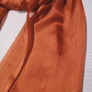 Áo dài lụa tơ tằm bôi nhiên