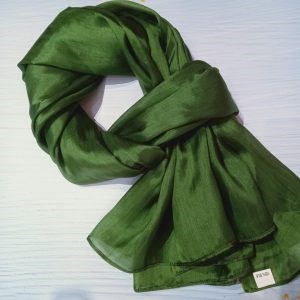 Áo dài lụa tơ tằm bôi nhiên