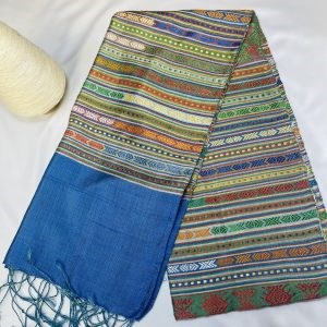 Áo dài lụa tơ tằm bôi nhiên