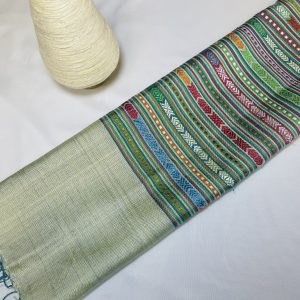 Áo dài lụa tơ tằm bôi nhiên